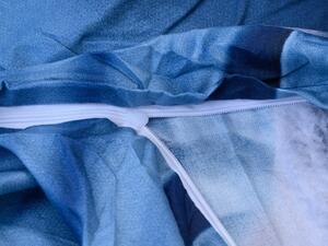 3D povlečení KOČKA modré + povlak na polštářek 40 x 40 cm zdarma Rozměr povlečení: 70 x 90 cm | 140 x 200 cm
