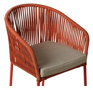Texim TRAPANI - sada zahradních židlí - červená