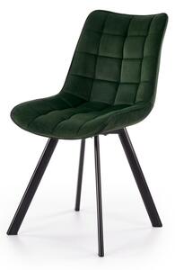 Halmar Jídelní židle K332 - tmavě zelená