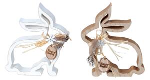 Velikonoční dřevěný zajíc BUNNY SILHOUETTE - více variant