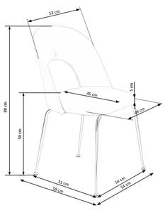 Halmar Jídelní židle K417 - skořicová