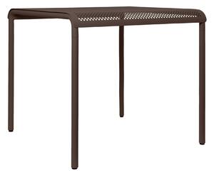 FERM LIVING Jídelní stůl Dapple, 80x80, Dark Chocolate