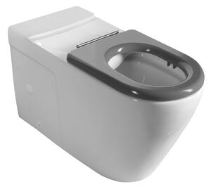 Sapho Sapho, MEDIC RIMLESS mísa pro kombi WC, spodní/zadní odpad, bílá, MC102-111
