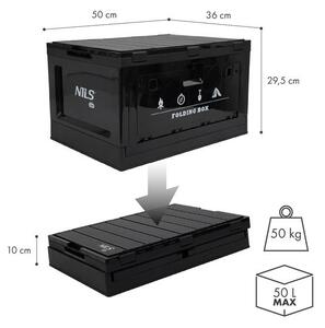 NCB4006 SKLÁDACÍ BOX S VÍKEM S FUNKCÍ STOLU 2V1 50L NILS CAMP