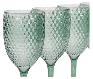 Cambridge Sada plastových sklenic, 4dílná (sklenice na víno/zelená) (100373342004)