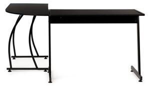 ModernHOME Rohový LOFT kancelářský stůl černý PJJCT0136