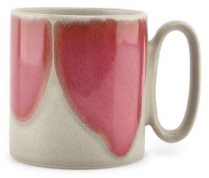 Růžový/šedý kameninový hrnek 390 ml Paint – Salt&Pepper