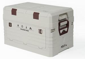 NCB4003 ŠEDÝ SKLÁDACÍ BOX S VÍKEM 42L NILS CAMP
