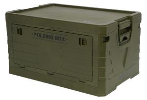 NCB4004 ZELENÝ SKLÁDACÍ BOX S VÍKEM 50L NILS CAMP