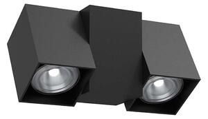 Brosline 2294 - Nástěnné bodové svítidlo CUBE 2xGU10/10W/230V černá