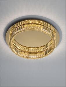 Nova Luce Stropní designové svítidlo Aurelia, ø 50cm, zlaté