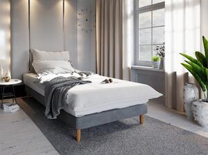 Jednolůžková postel HENRYK COMFORT 1 - 120x200, šedá