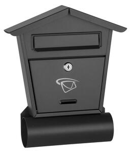 Poštovní schránka domeček SD17T - černá