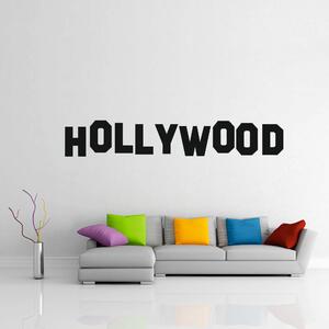 Samolepka na zeď - Hollywood nápis (60x10cm)