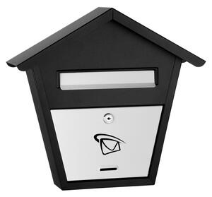 Poštovní schránka domeček MAXI SD3W - černo-bílá