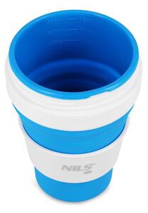 NC4103 MODRÝ SILIKONOVÝ SKLÁDACÍ HRNEK 475ML NILS CAMP