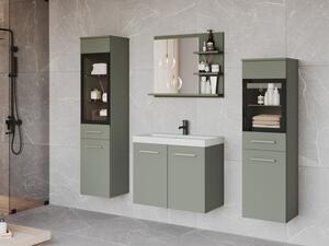 Koupelnový nábytek Apogon I, Barva: mlhavě zelená, Sifon k umyvadlu: ne, Osvětlení: bez osvětlení, Baterie: ne 5903211455377