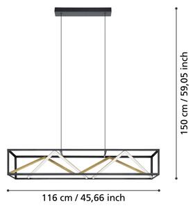 Eglo 390417 - LED Stmívatelný lustr na lanku PENELA LED/46W/230V 2700-6500K + DO