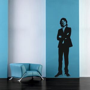 Samolepka na zeď - Mick Jagger (18x60 cm)