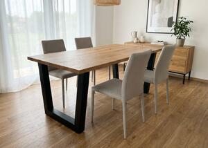 Morawood Jídelní stůl Sydney Barva desky: Medová, Rozměr desky: 700x1200(mm), Úprava hrany: Přírodní