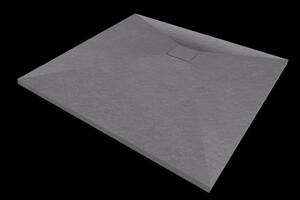 Gamma Erga Oldaf, SMC čtvercová sprchová vanička 80 x 80 cm, šedá matná, ERG-GMA-OL-8080G