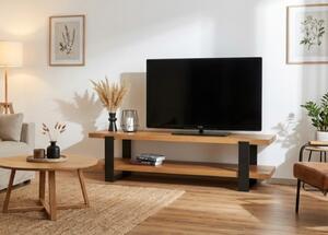 Morawood TV stolek Boston Barva desky: Natural, Kvalita: AA(s minimálním množstvím suků), Šířka: 1200(mm)
