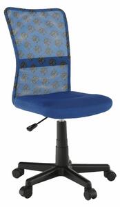 Dětská otočná židle Gofry (modrá). Vlastní profesionální přeprava až k Vám domů 1016086