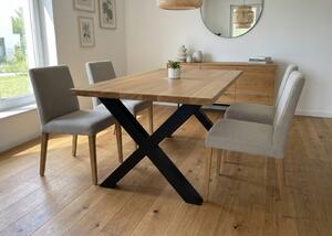 Morawood Jídelní stůl Špičák Barva desky: Medová, Rozměr desky: 700x1200(mm), Úprava hrany: Přírodní
