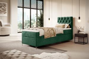 Čalouněná postel 90x200 ADRIA - zelená