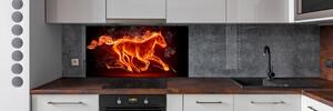 Panel do kuchyně Kůň v plamenech pl-pksh-120x60-f-11746508