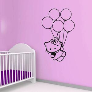 Samolepka na zeď - Hello Kitty (36x60 cm)