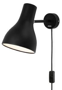 Anglepoise Type 75 nástěnné světlo černé, zásuvka