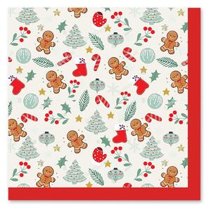 Ubrousky v sadě 20 ks 33x33 cm Cookie – Homéa