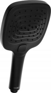 Ruční sprchová hlavice MEXEN R-17 - 3 funkce - 235x120 mm - černá