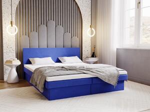 Čalouněná postel 160x200 AVRIL 2 s úložným prostorem - modrá