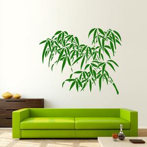 Samolepka na zeď - Bambusová větvička (60x48 cm)