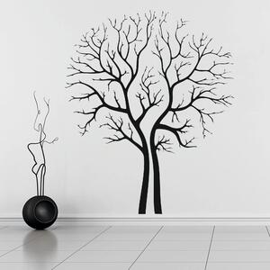 Samolepka na zeď - Zimní strom (50x60 cm)
