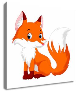 Obraz na plátně Červená liška Velikost: 40 x 40 cm