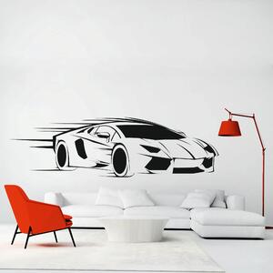 Samolepka na zeď - Lamborghini (60x17 cm)