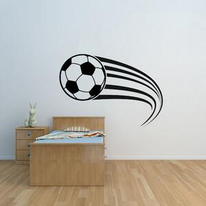Samolepka na zeď - Fotbalový míč (60x42 cm)