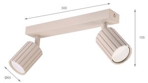 Brilagi - Bodové svítidlo CRISPINA 2xGU10/10W/230V béžová