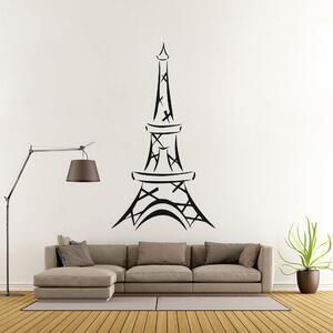 Samolepka na zeď - Eiffelova věž (34x60 cm)
