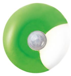 ACA Lighting LED dětská noční lampička do zásuvky UFO 0,4W/230V/6000K, soumrakový senzor, zelená