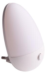 ACA Lighting LED dětská noční lampička do zásuvky s vypínačem 1W/230V/4000K, bílá