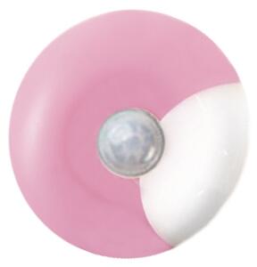 ACA Lighting LED dětská noční lampička do zásuvky UFO 0,4W/230V/6000K, soumrakový senzor, růžová