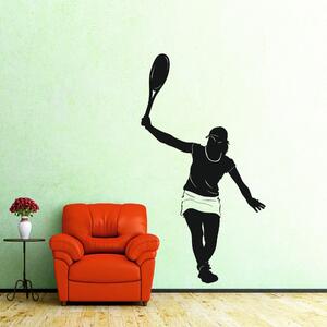 Samolepka na zeď - Tenistka (32x60 cm)
