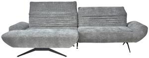 ROHOVÁ SEDAČKA, textil, šedá Dieter Knoll - Sedací soupravy