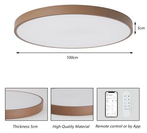 Brilagi-LED Stm svítidlo POOL SMART LED/128W/230V 100 cm Wi-Fi Tuya+DO hnědá