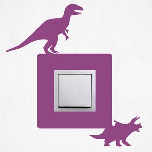 Samolepka na vypínač - Dinosauři