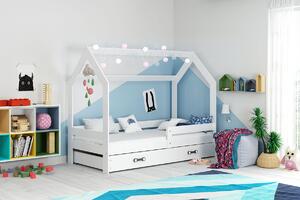 Dětská postel Igor - 1 osoba, 80x160, s úložným prostorem – Bílá